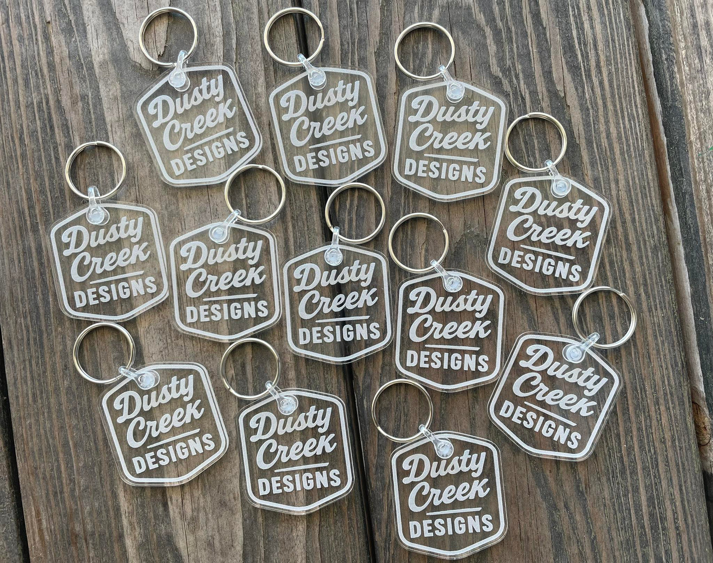 Custom Acrylic Logo Keychains