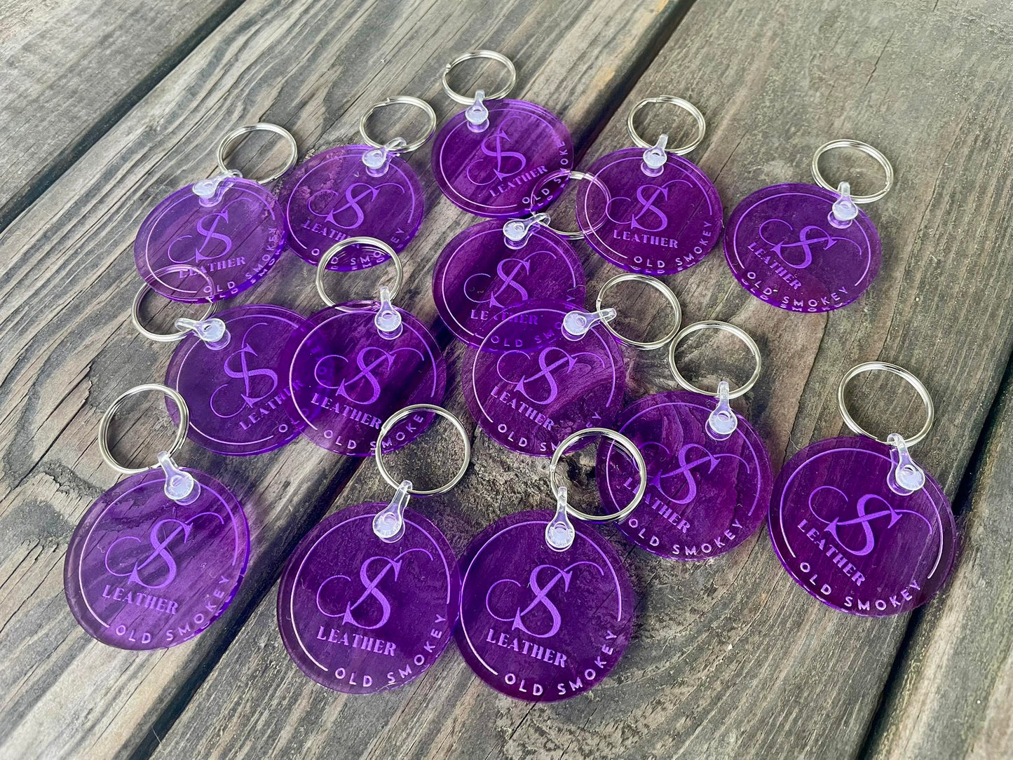 Custom Acrylic Logo Keychains