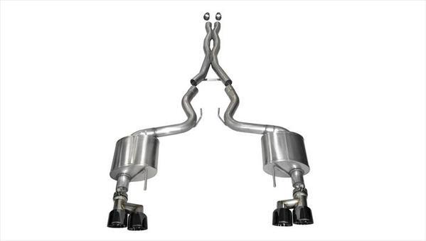 15-17 Mustang 5.0L Xtreme 3" Cat Back Exhaust System - Blk Pro-Series Tips