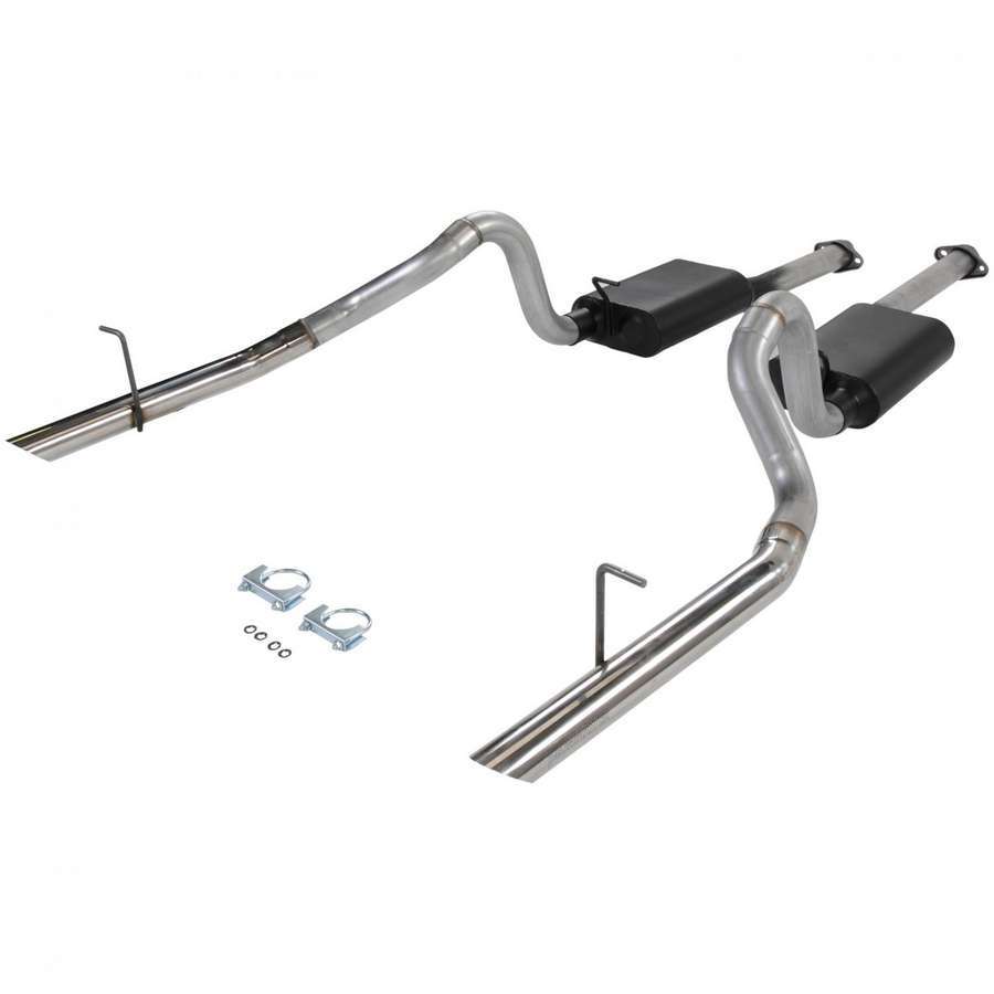 94-97 Mustang Modular American Thunder 2.5" Catback Exhaust System w/Polished Tips