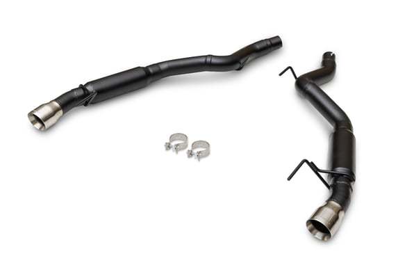 24-25 Mustang Outlaw Axle Back Exhaust Kit w/4" Blk Tips