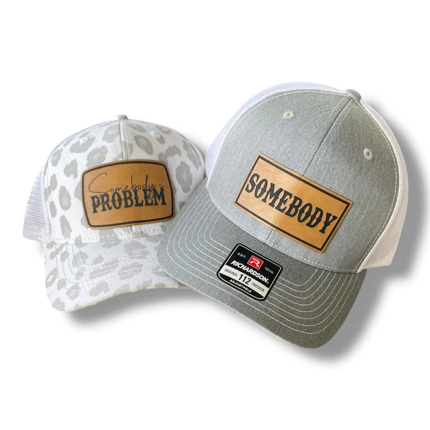 Somebody's Problem Couples Hat Set