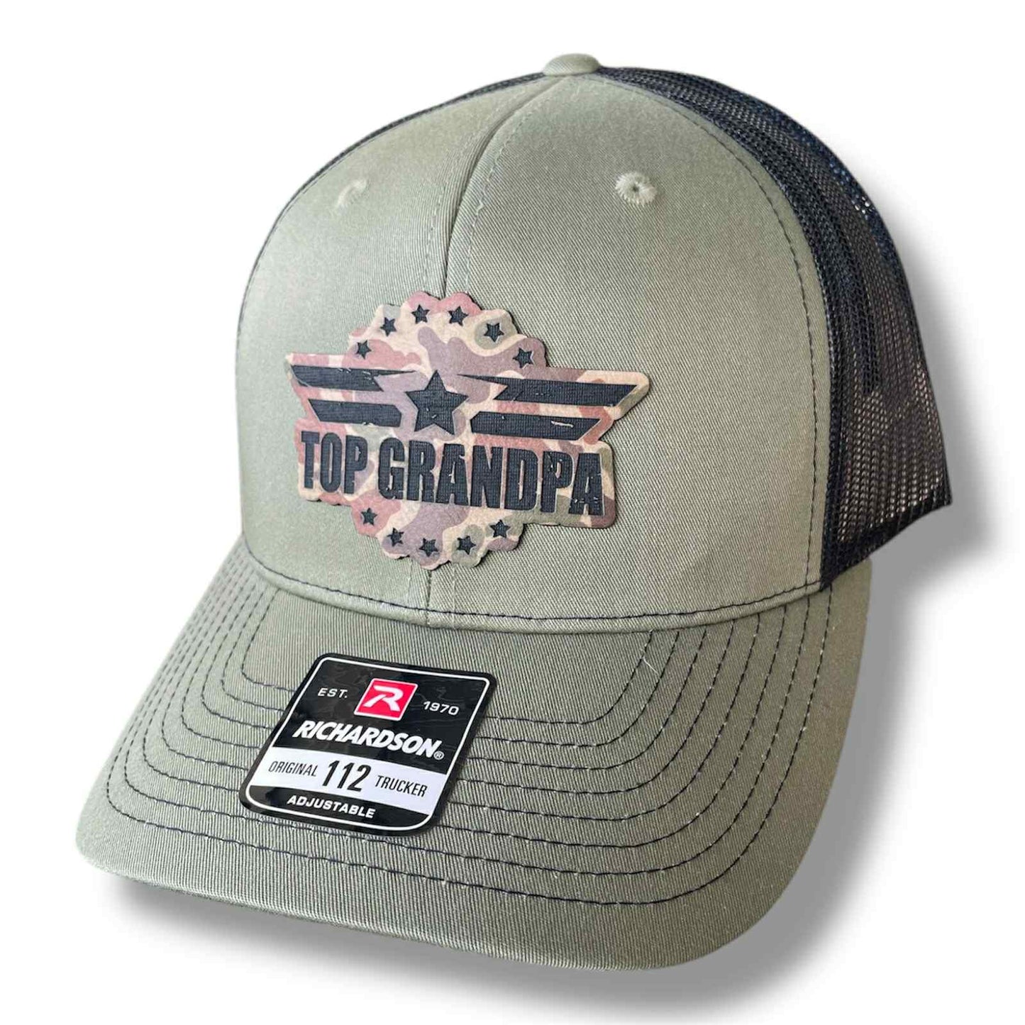 Camo Top Grandpa Hat