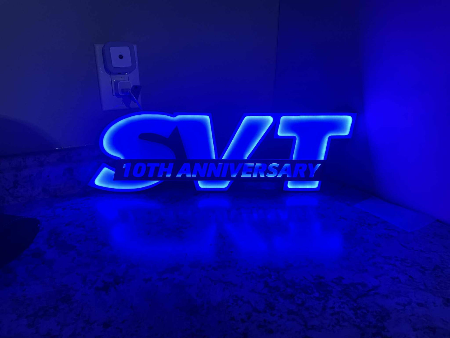 10 Anniversary SVT LED Sign
