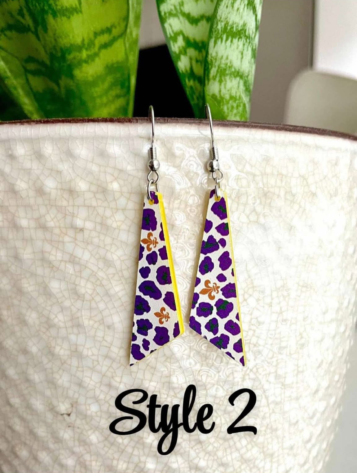 Mardi Gras Earrings