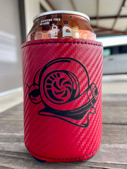 Red Carbon Fiber Koozie