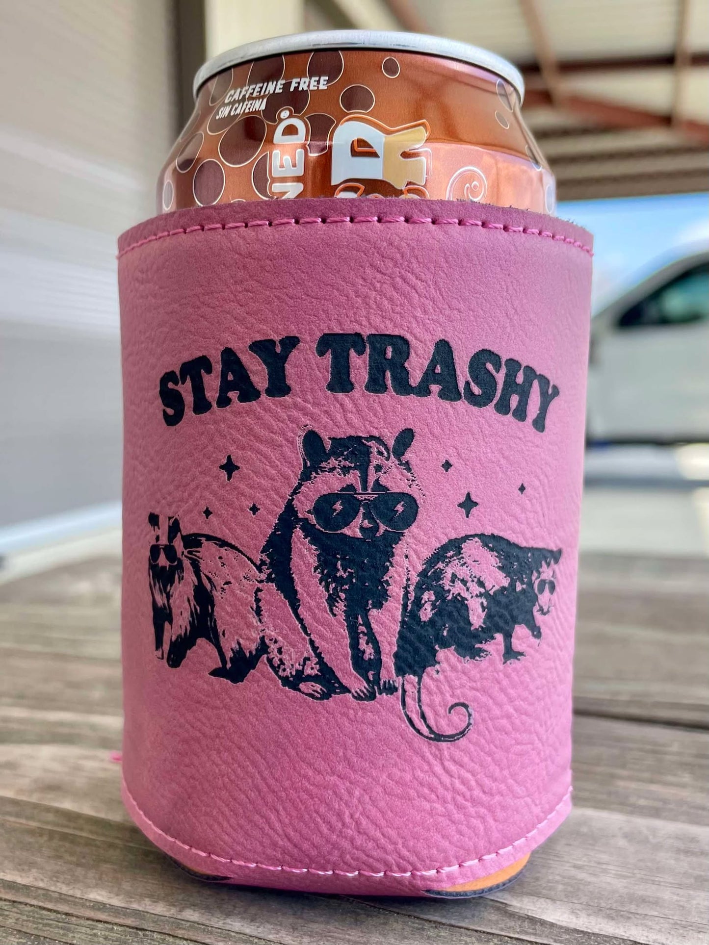 Turquoise & Pink Koozie