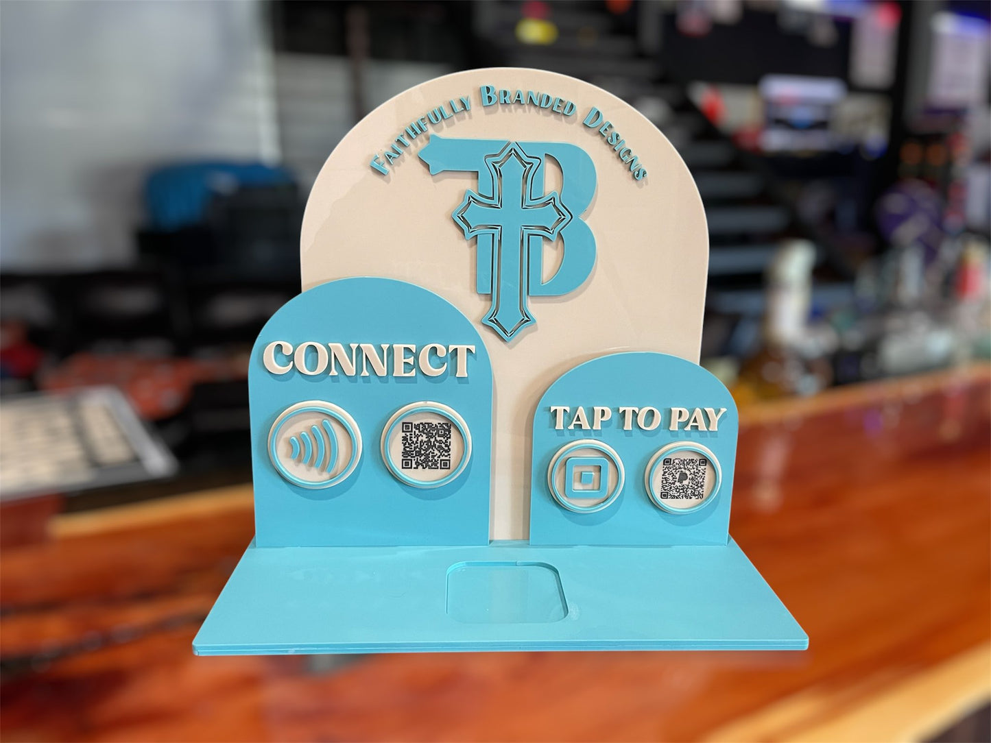 NFC/QR Code Vendor Booth Sign