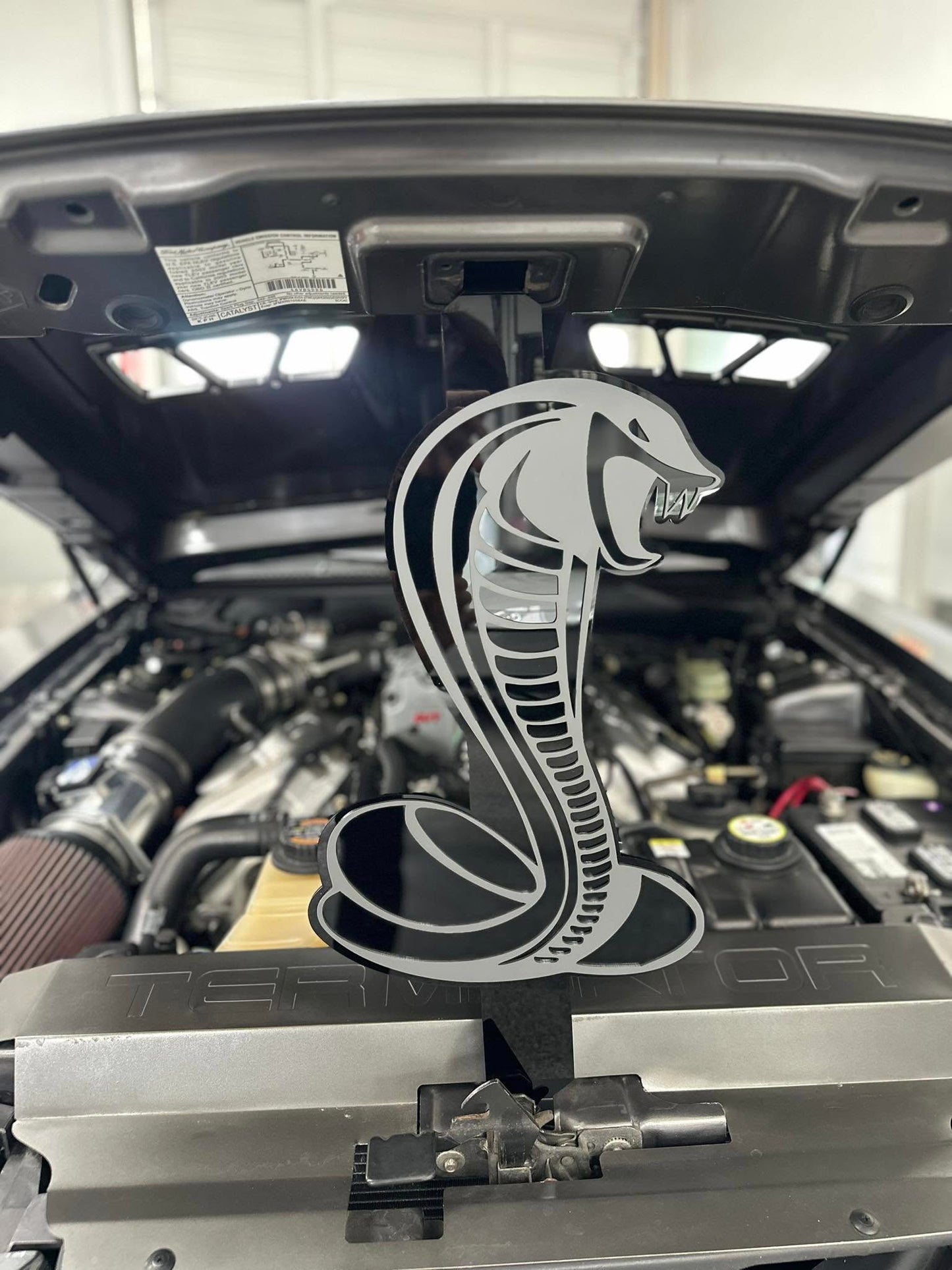 Mustang Cobra Hood Props