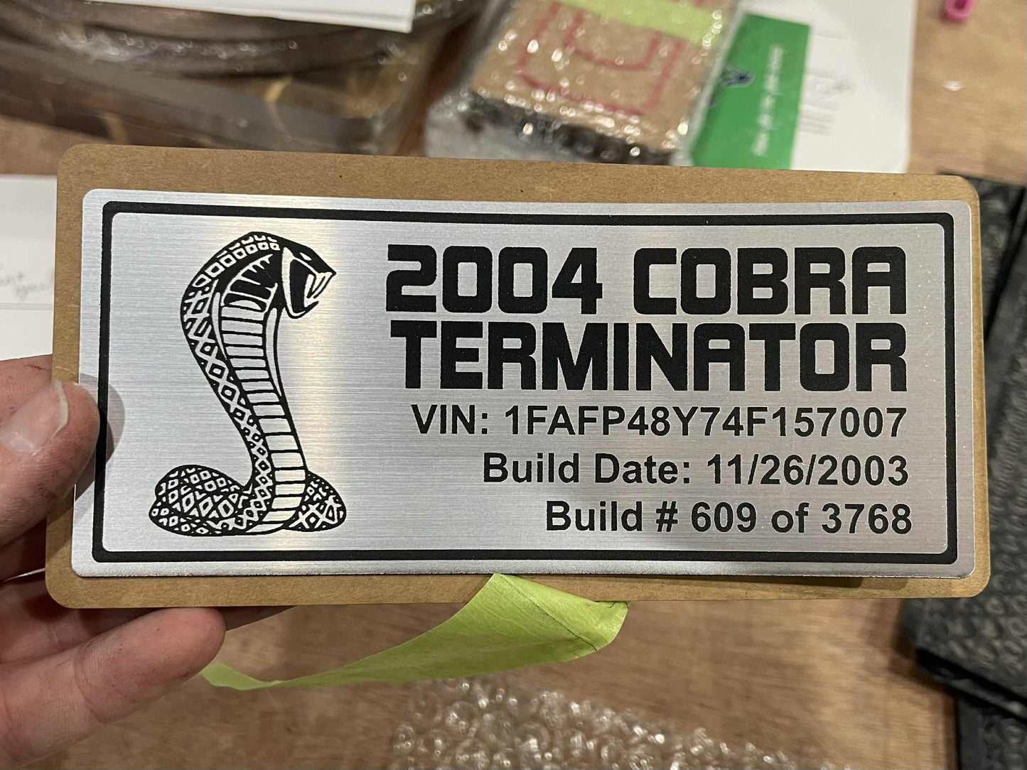 Terminator Engine Bay Build Plate – 2.5” x 5.75”