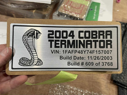 Terminator Engine Bay Build Plate – 2.5” x 5.75”