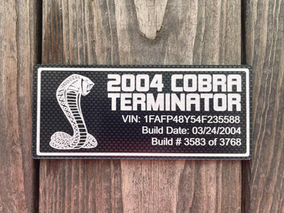 Terminator Engine Bay Build Plate – 2.5” x 5.75”