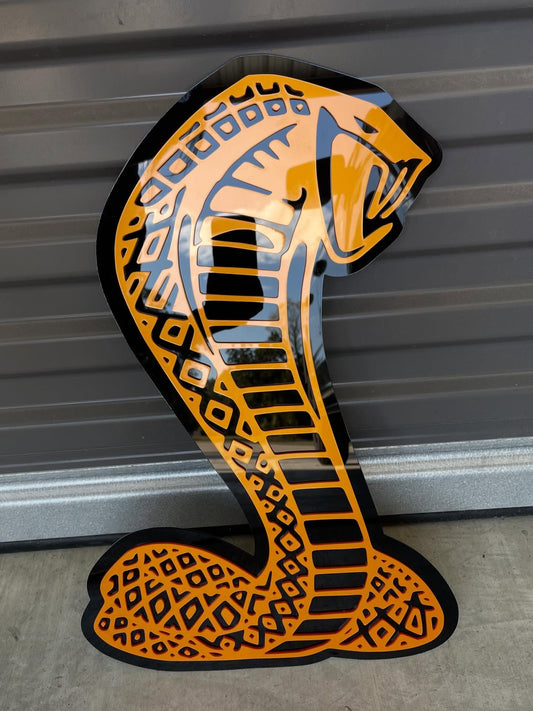 Custom Cobra Acrylic Wall Sign