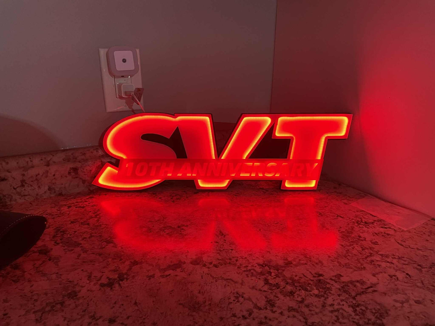 10 Anniversary SVT LED Sign