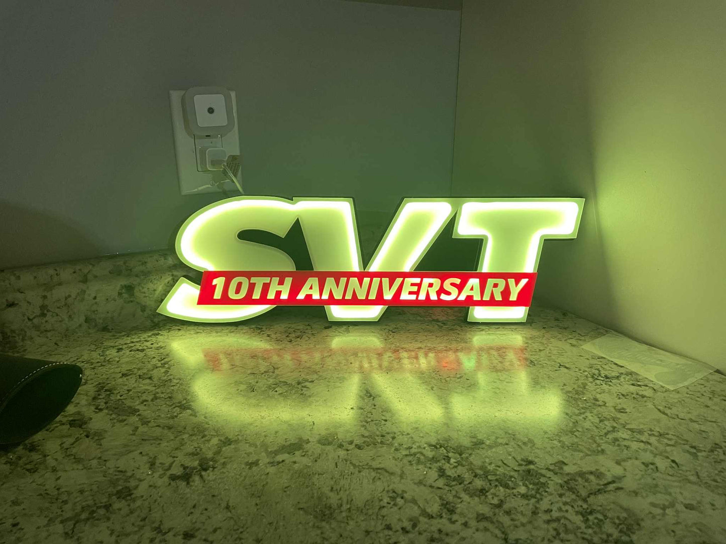 10 Anniversary SVT LED Sign
