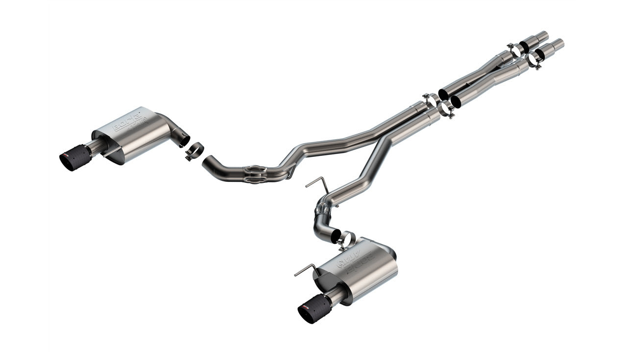 24-   Mustang 5.0L ATAK 3" Cat Back Exhaust