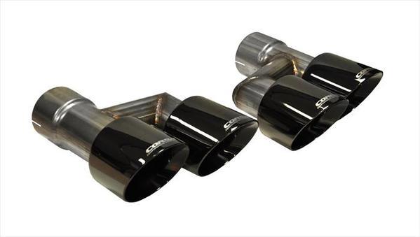 15-17 Mustang 5.0L 3" Pro-Series Exhaust Tip Kit - Black Chrome