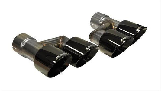 15-17 Mustang 5.0L 3" Pro-Series Exhaust Tip Kit - Black Chrome