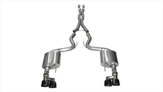 15-17 Mustang 5.0L Xtreme 3" Cat Back Exhaust System - Blk Pro-Series Tips