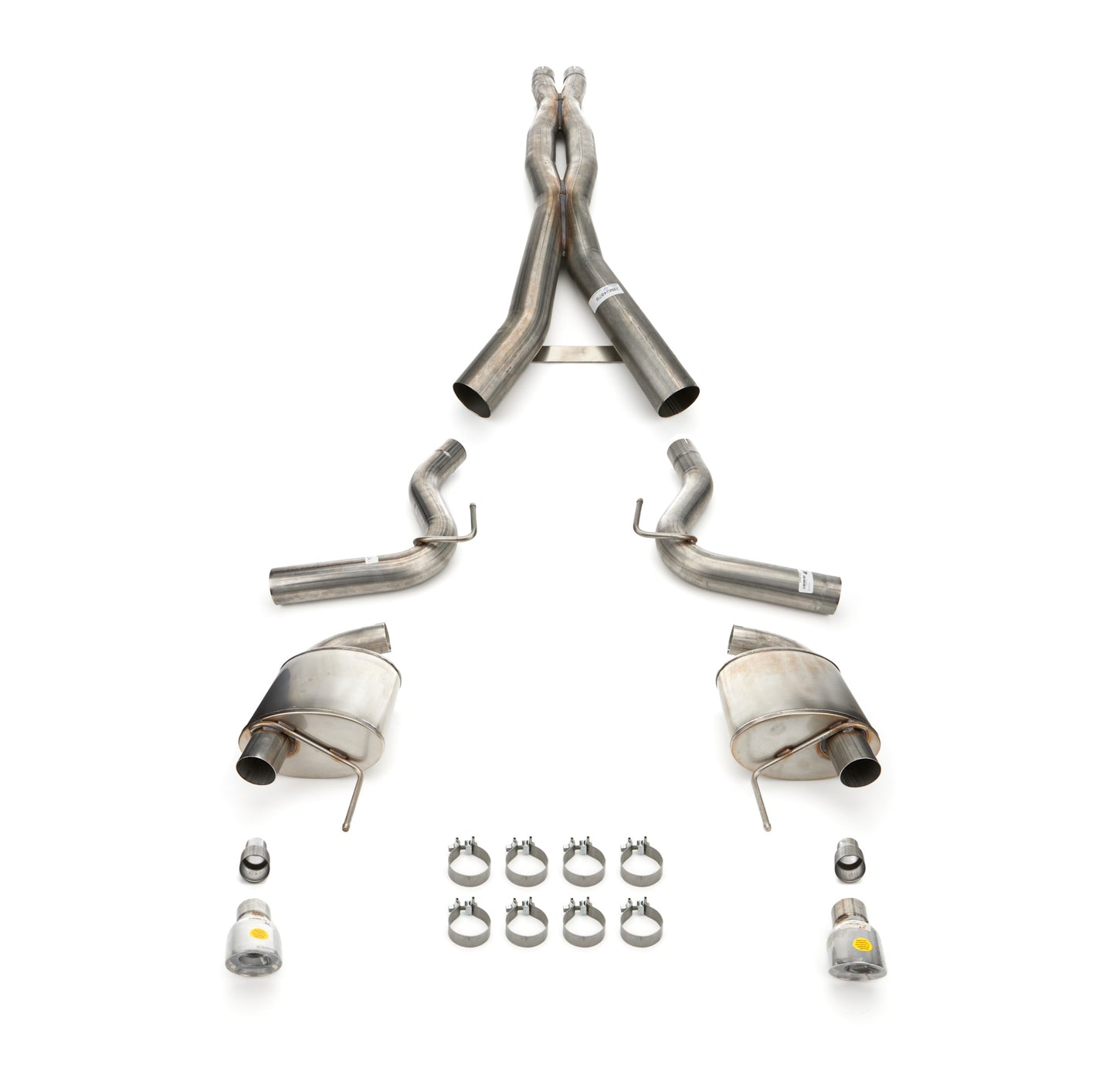24-   Mustang 5.0L Extreme 3" Cat Back Exhaust - Blk Tips