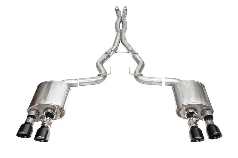 24-   Mustang Dark Horse 5.0L Xtreme 3" Cat Back Exhaust - Blk Tips