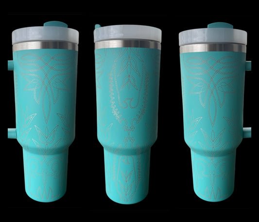 Boot Stitch 40oz Tumbler