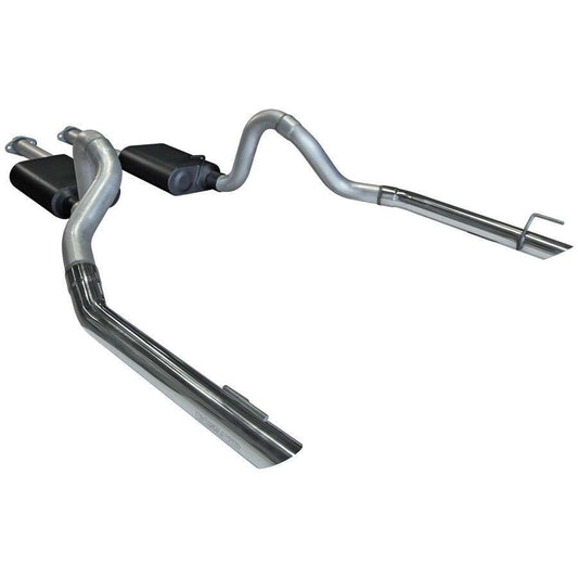 98 Mustang Modular American Thunder 2.5" Cat Back Exhaust System w/Polished Tips