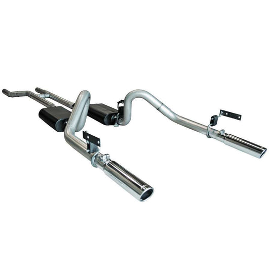 67-70 Mustang American Thunder Header Back Exhaust System w/3" Tips