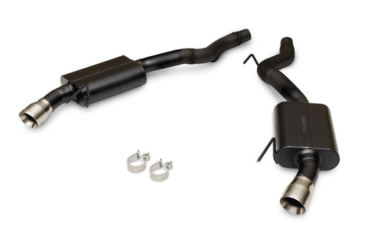 24-25 Mustang American Thunder Axle Back Exhaust Kit w/4" Polished Tips