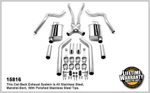 67-70   Mustang V8 Performance Dual Exhaust Kit