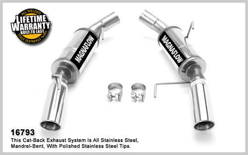 05-09 Mustang 4.6L Competition Series Axle Back Kit