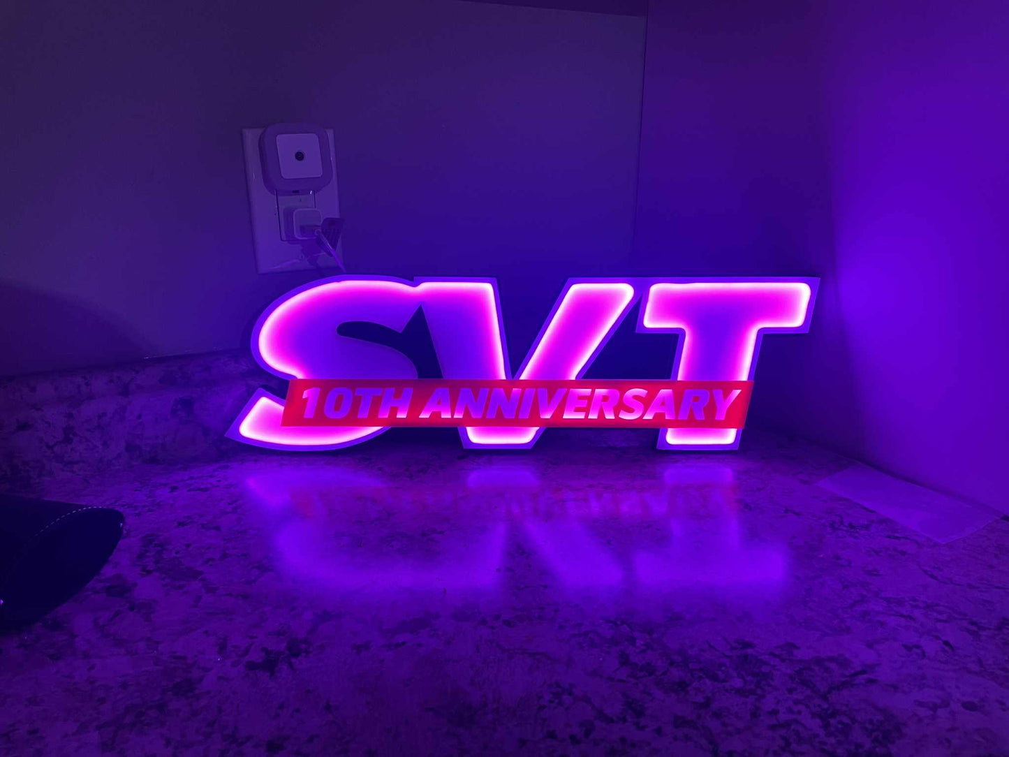 10 Anniversary SVT LED Sign