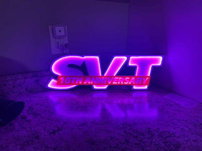 10 Anniversary SVT LED Sign