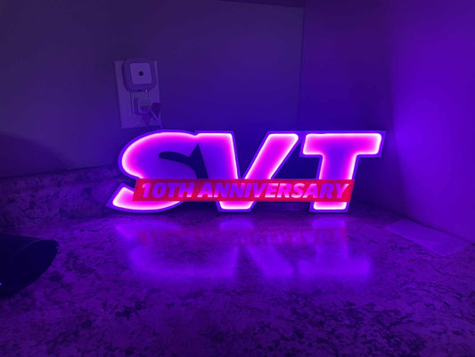 10 Anniversary SVT LED Sign