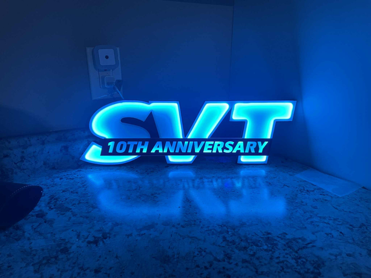 10 Anniversary SVT LED Sign
